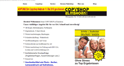 Desktop Screenshot of copy-shop-elmshorn.de